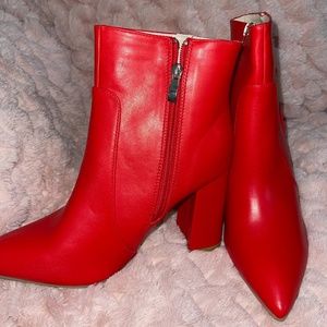 Women's Red Dress Boots